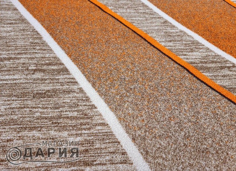 Мокетен килим ERIKA 8012 beige/orange